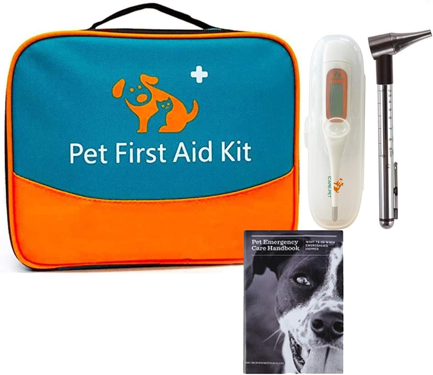 Pet First Aid Kit mit digitalem Thermometer und Notfalltasche