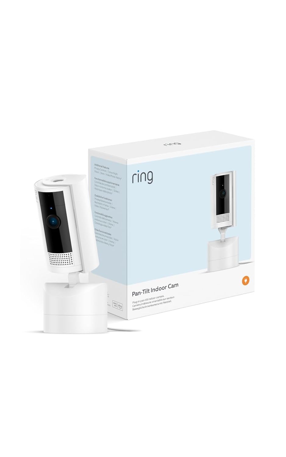 Ring Pan-Tilt Indoor Cam mit Verpackung