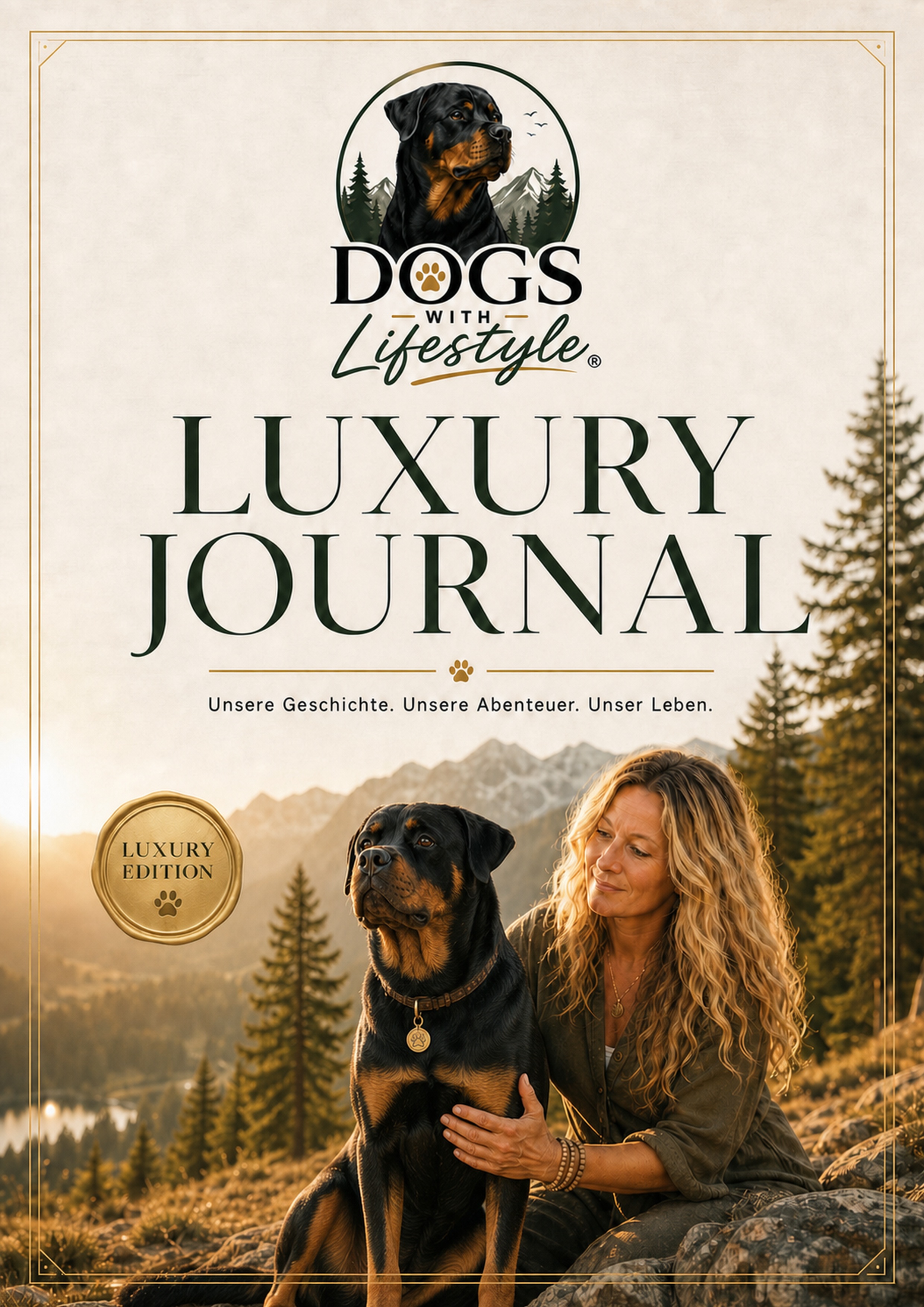 Cover des Dogs with Lifestyle Luxury Journals