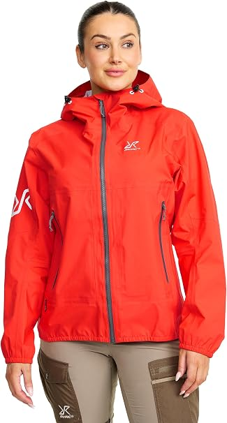 Rote Outdoor-Jacke für Damen