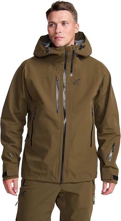 Braune Outdoor-Jacke für Herren