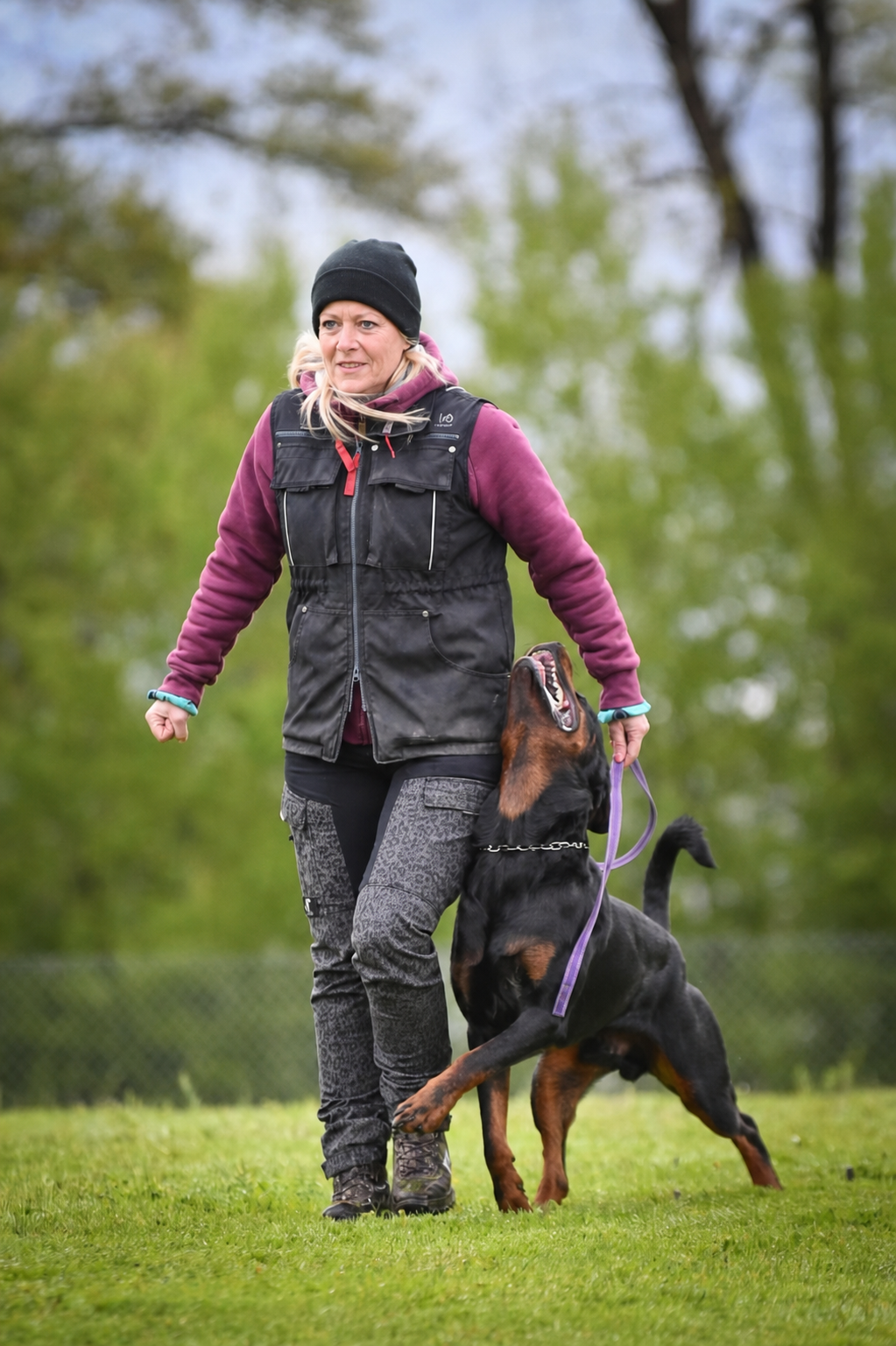 Claudia und Thor bei einer gemeinsamen Trainingseinheit