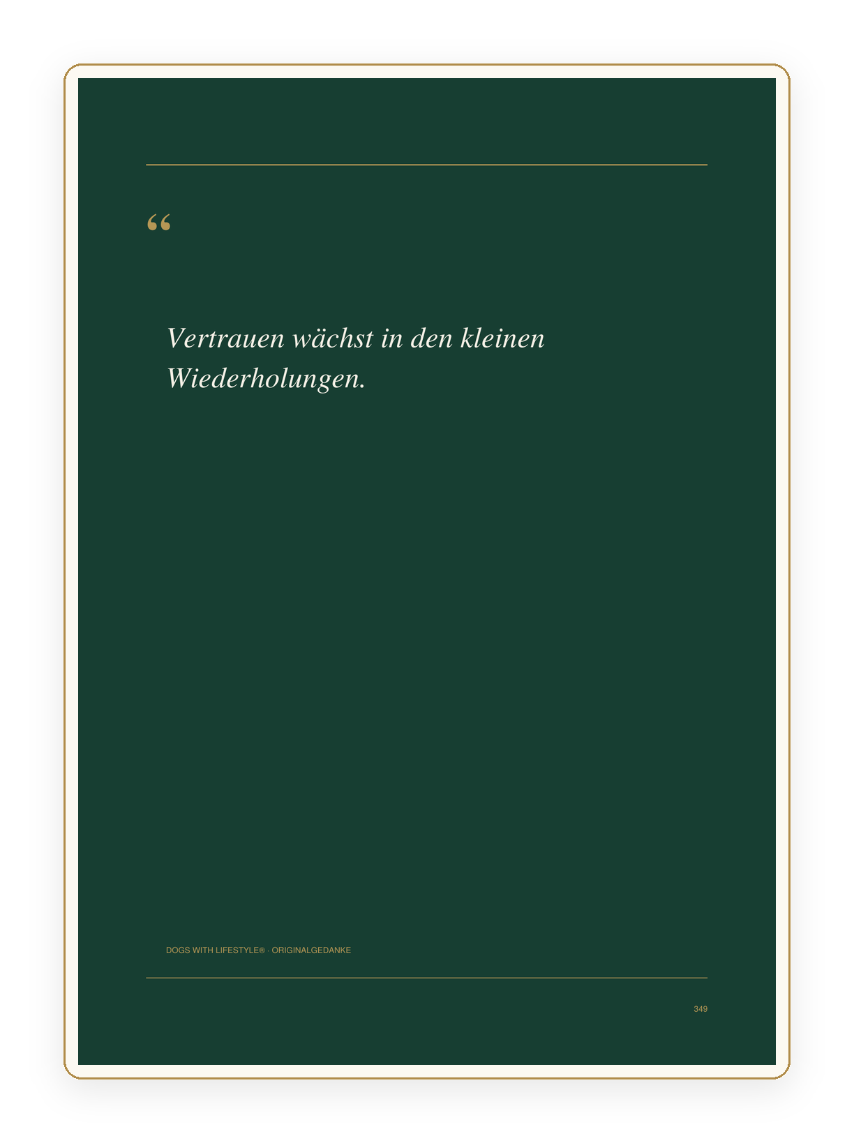 Vorschau: Inspirationsseite des Luxury Journal