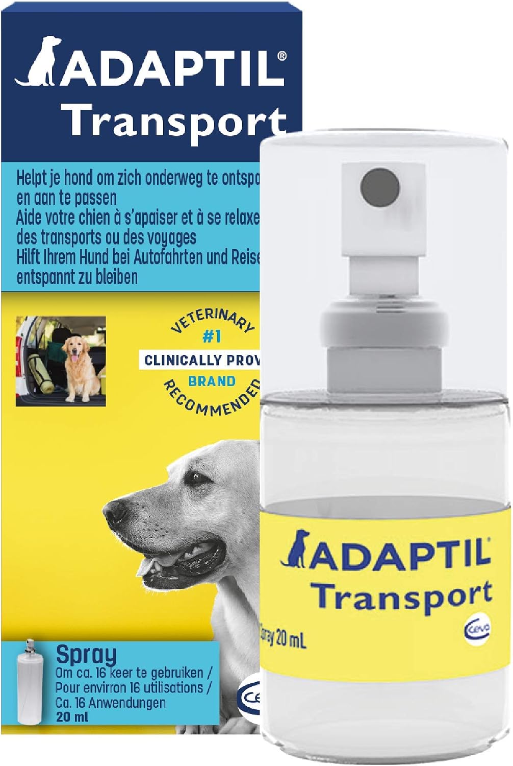 ADAPTIL Transport Spray in der 20-ml-Flasche