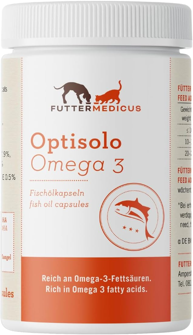 Futtermedicus Optisolo Omega-3 Produktverpackung