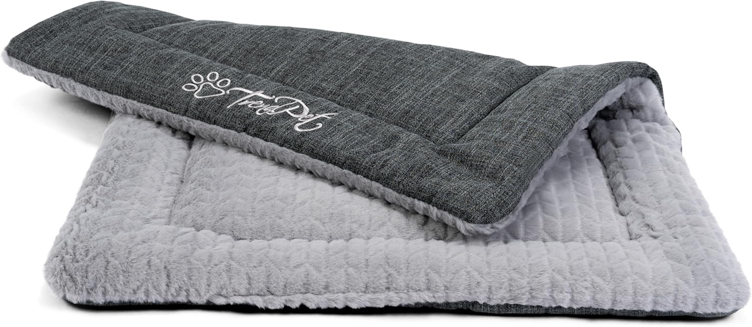 Graue gepolsterte TrendPet Heaven Wendedecke